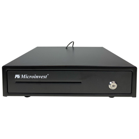 Денежный ящик Microinvewst LB-4042  автомат. 9V (работает с ККМ), 405*420*100, черный, большой